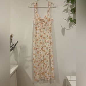 Abercrombie slit midi dress